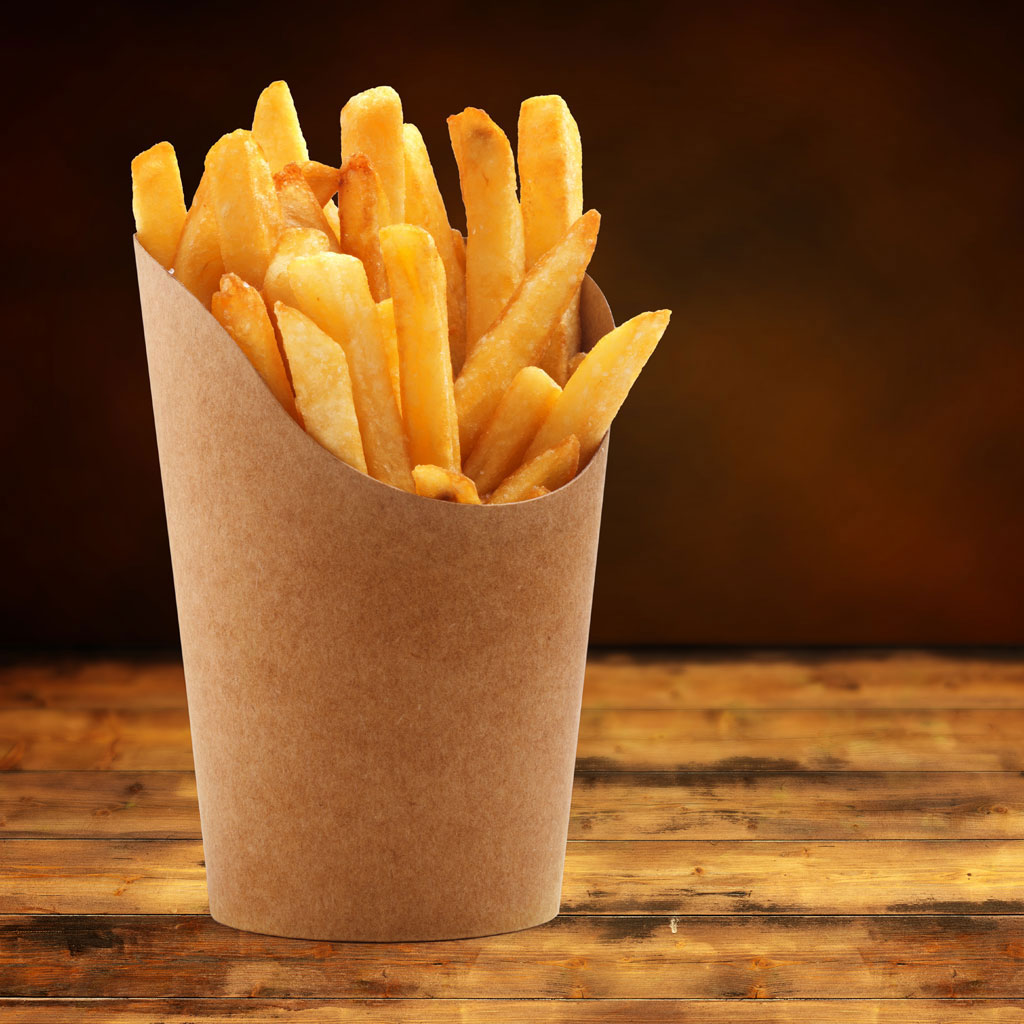 PAPER FRENCH FRIES POUCH & SCOOP - Hotpack Packaging